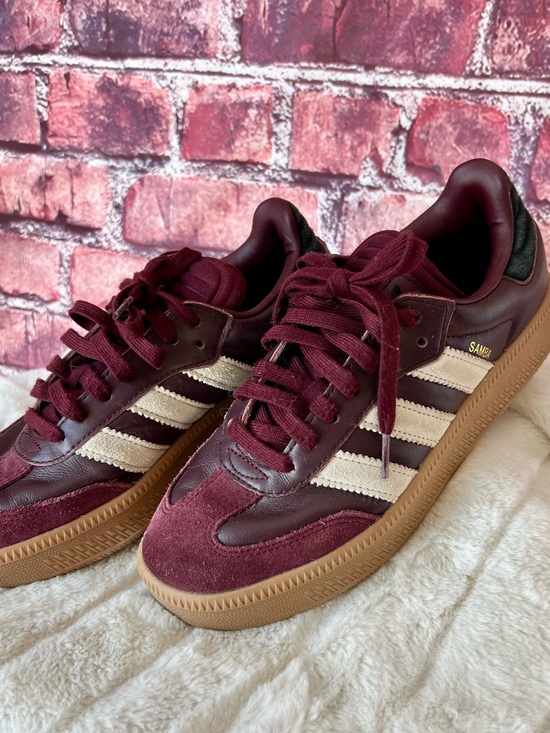 adidas Shoes - adidas Samba XLG Maroon Wonder Beige Gum Platform Sneakers Men 8 / Women 9